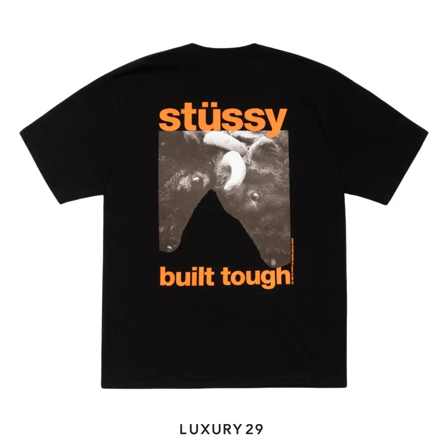 Stussy BUILT TOUGH TEE BLACK