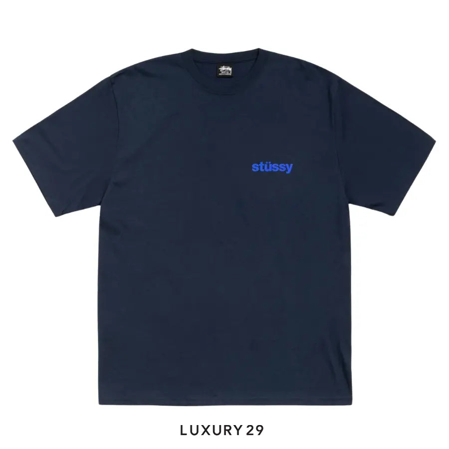 Stussy BUILT TOUGH TEE Navy