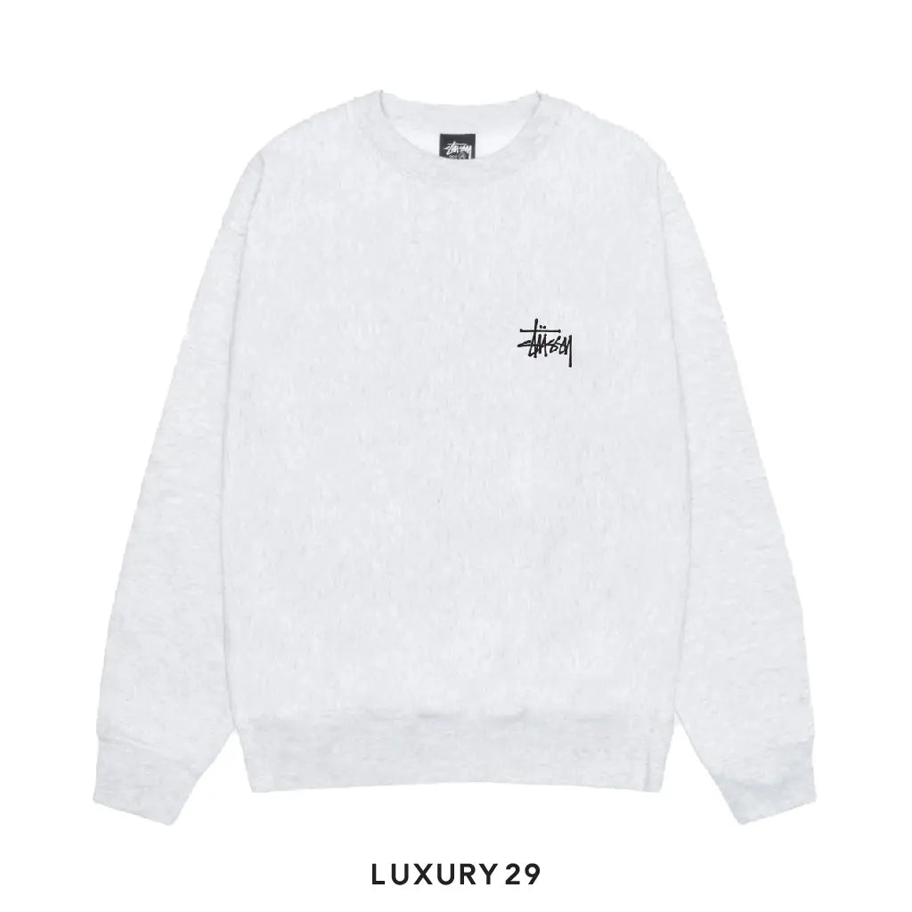 Stussy Basic Stussy Crew Ash Heather STUSSY
