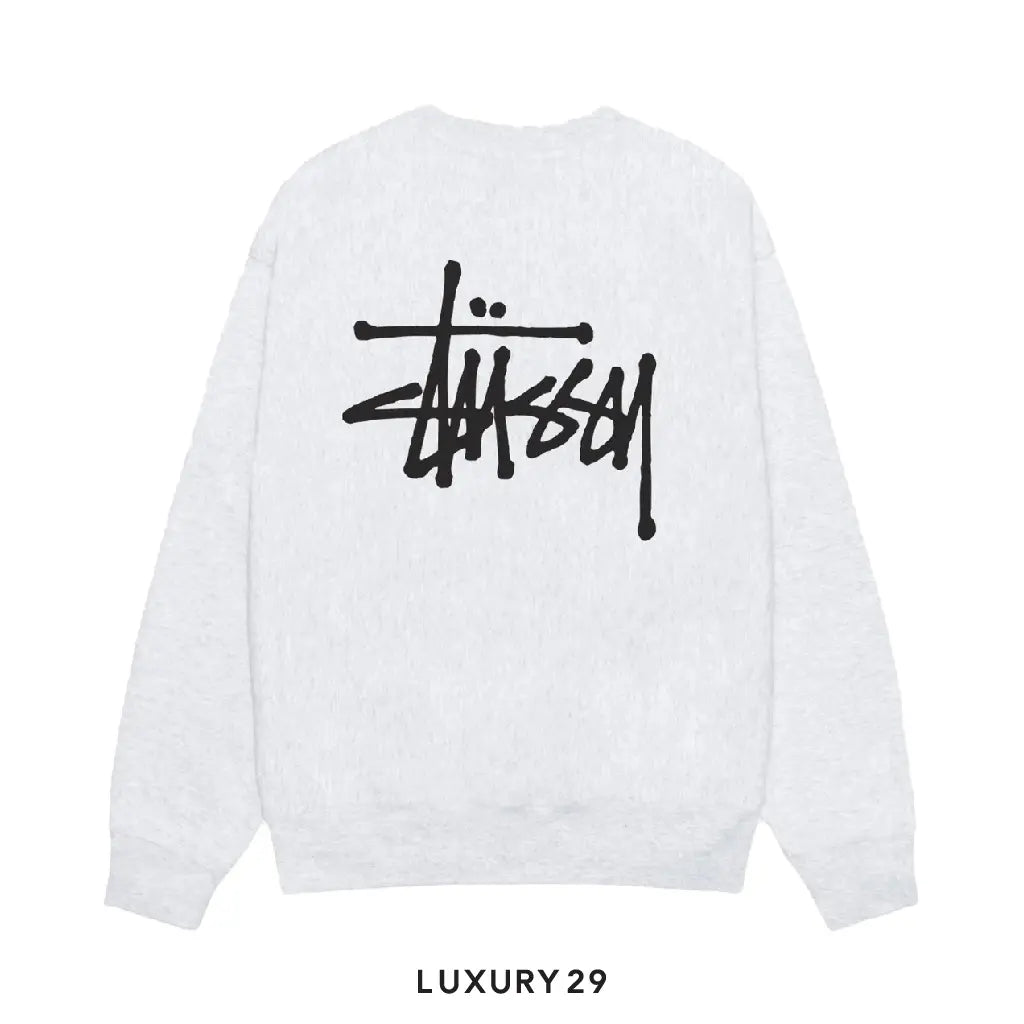 Stussy Basic Stussy Crew Ash Heather STUSSY