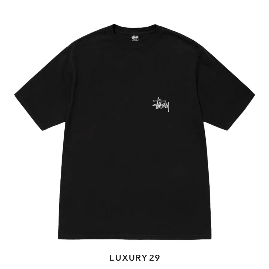 Stussy Basic Tee Black STUSSY Luxury29