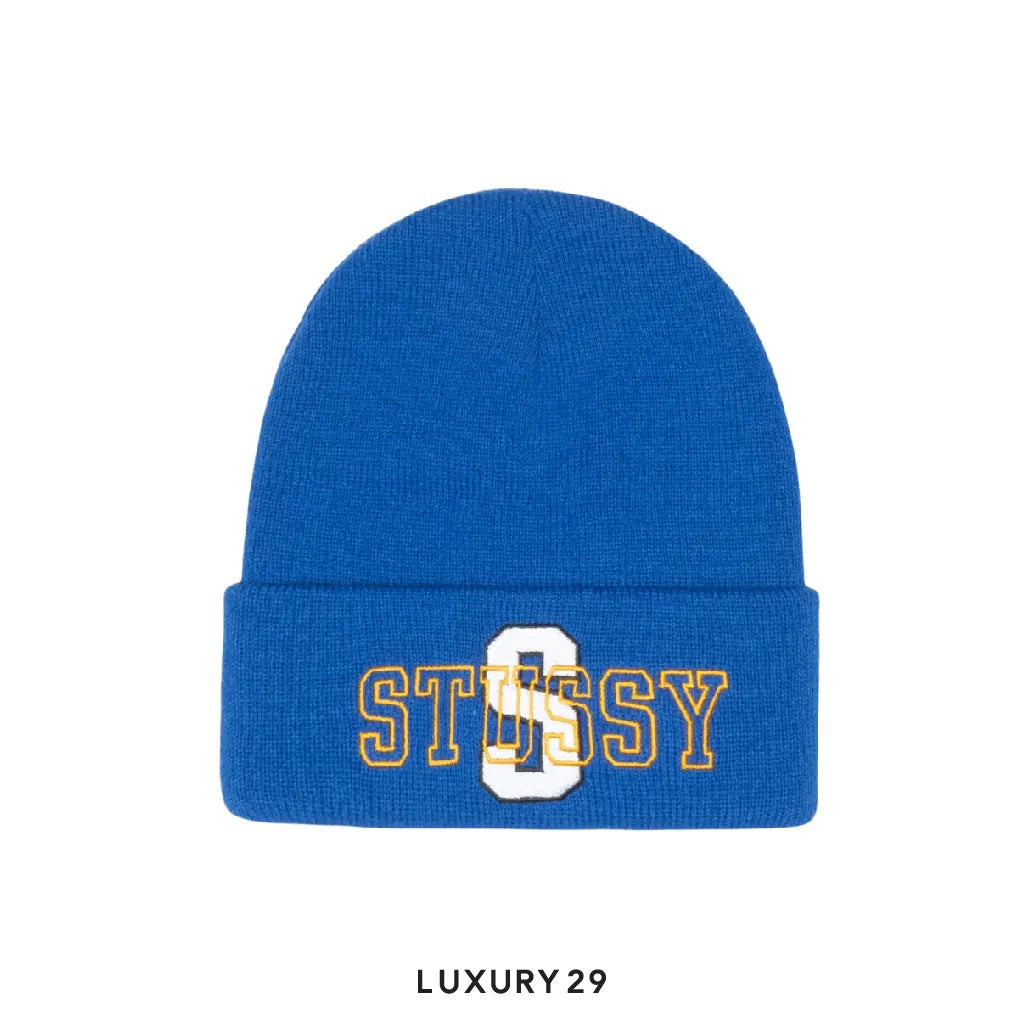 Stussy CUFF BEANIE VARSITY S Blue STUSSY