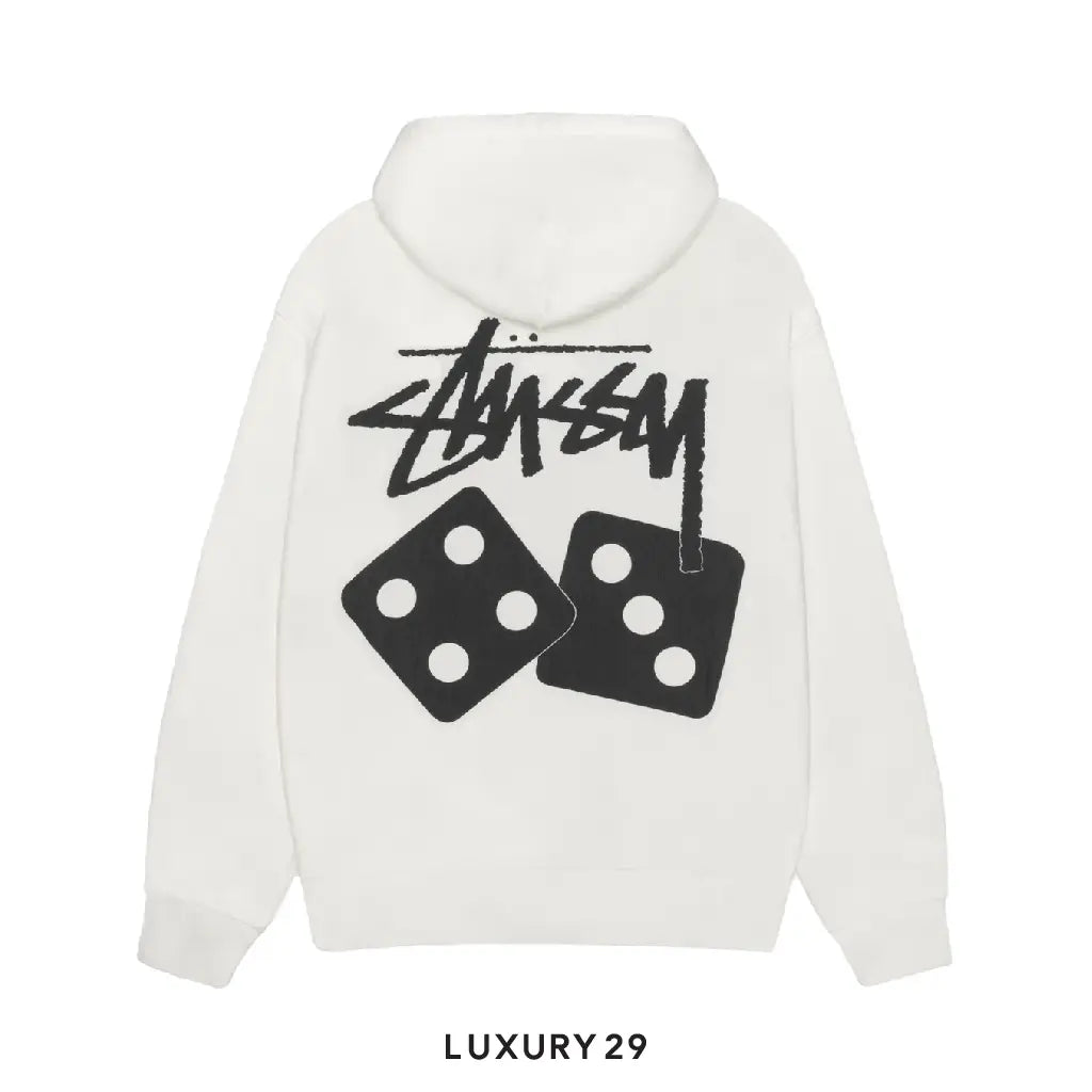 Stussy DICE HOODIE PIGMENT DYED Natural STUSSY
