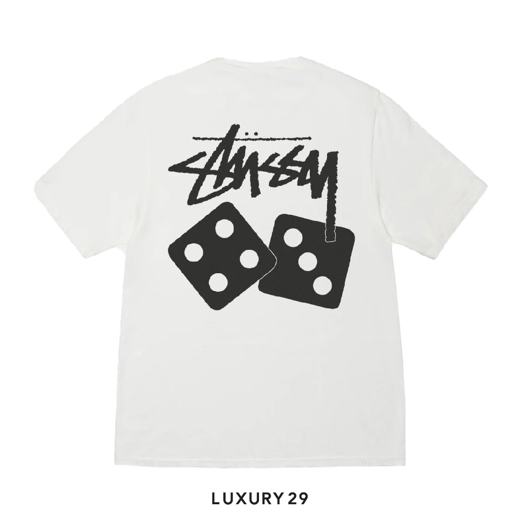 Stussy DICE TEE PIGMENT DYED Natural STUSSY