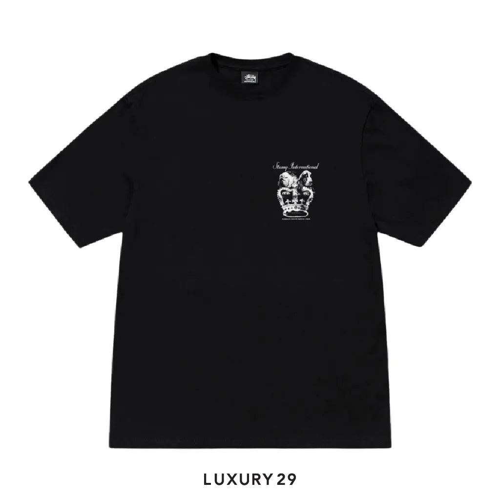 Stussy Dog Crown Tee Black STUSSY