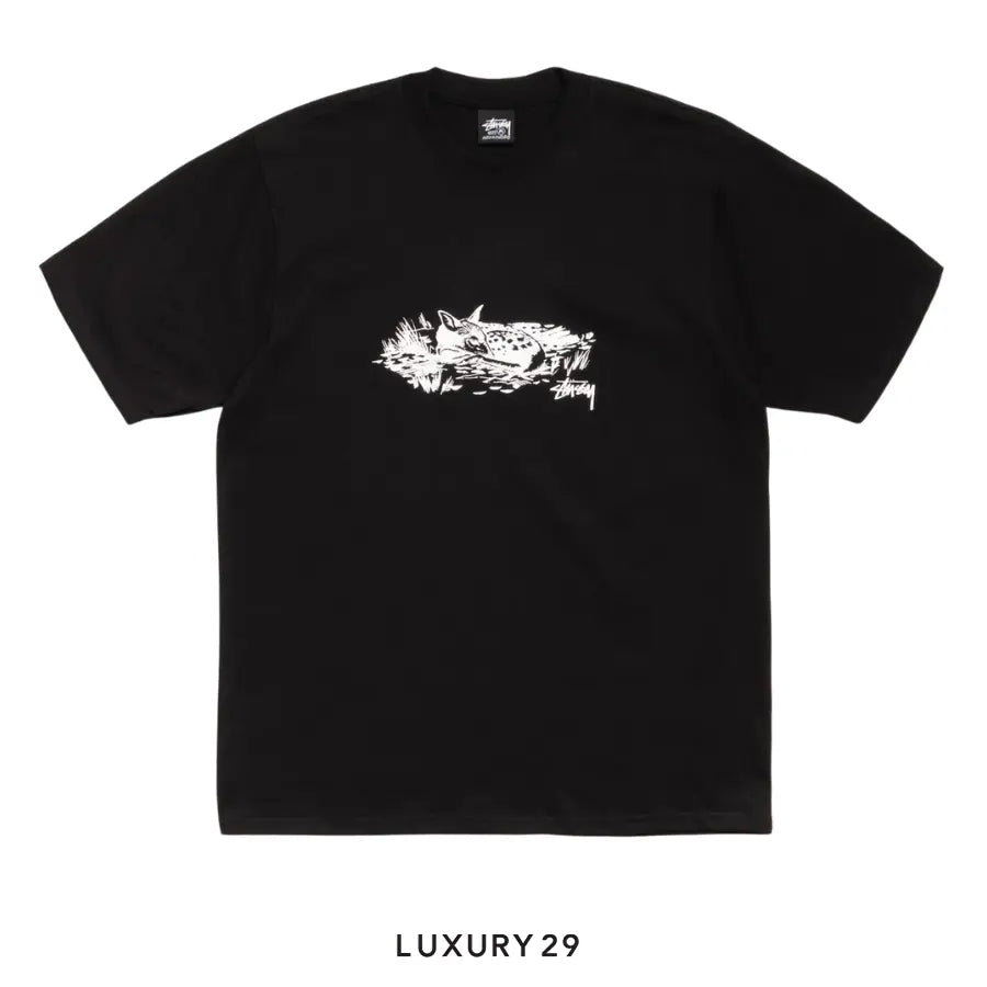 Stussy FAWN TEE BLACK