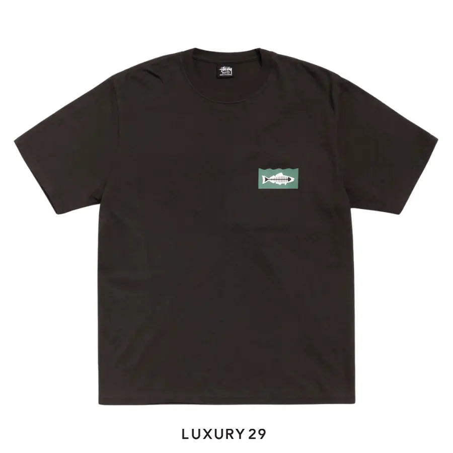 Stussy HEAL THE BAY 40 TEE PIGMENT DYED Faded Black