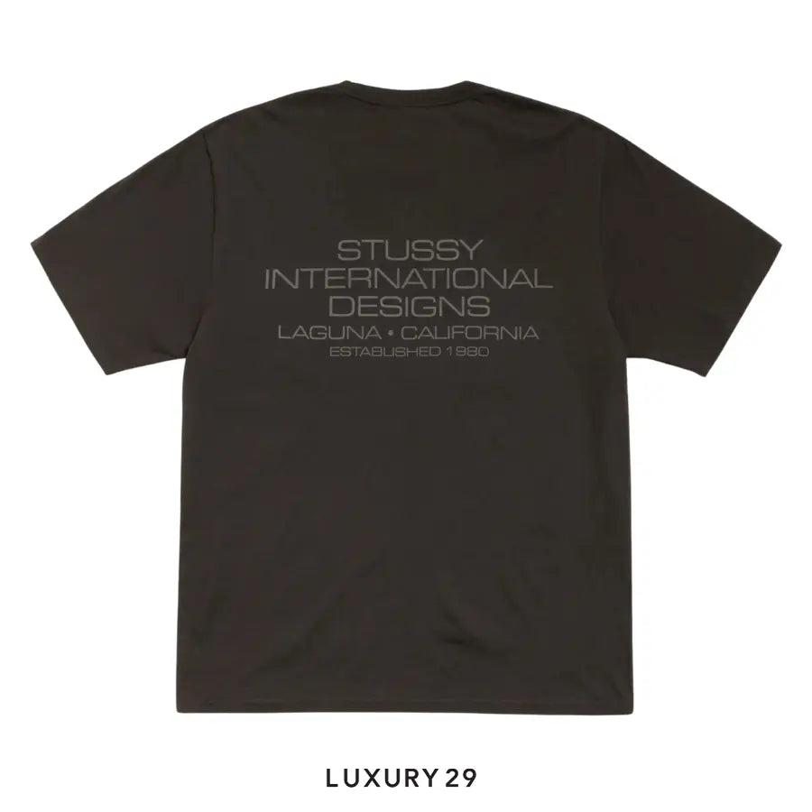 Stussy INTERNATIONAL DESIGNS TEE PIGMENT DYED