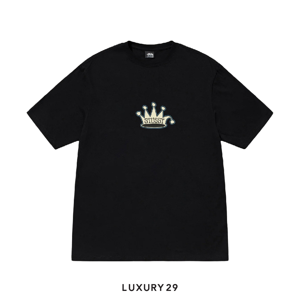 Stussy KING CROWN TEE Black STUSSY
