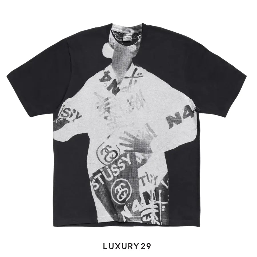 Stussy PARIS TEE Faded Black
