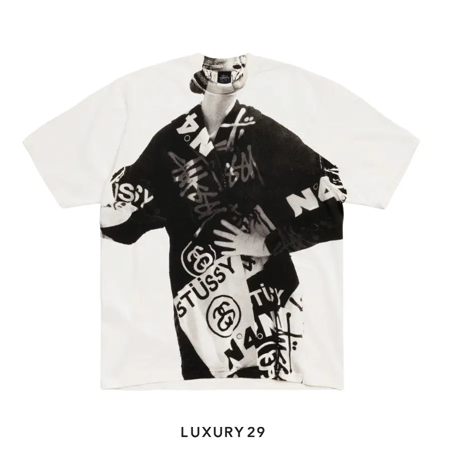 Stussy PARIS TEE Natural - Luxury29