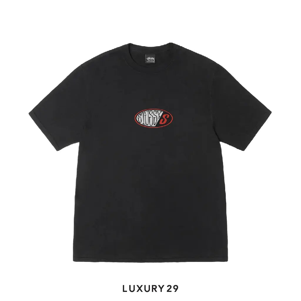 Stussy PITSTOP TEE PIGMENT DYED Black STUSSY