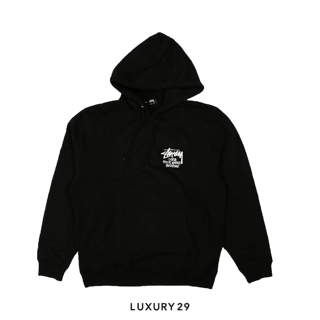 Stussy STOCK SINGAPORE HOODIE Black STUSSY