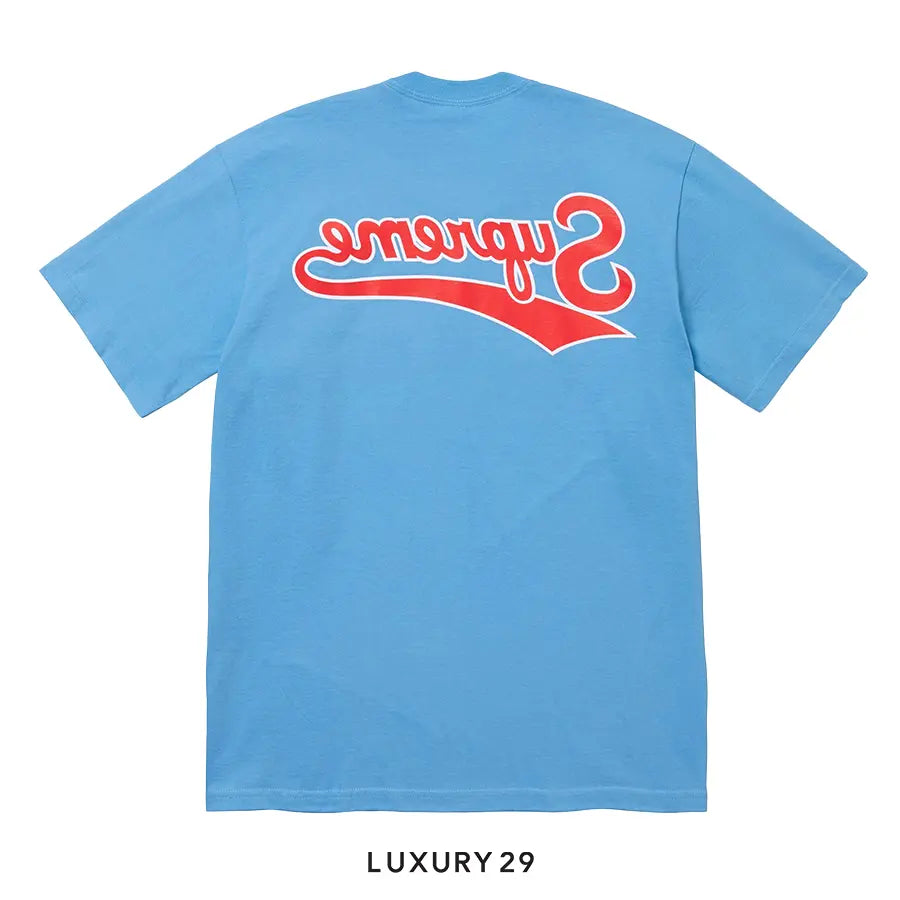 Supreme Backwards Tee 'Bright Blue' SUPREME
