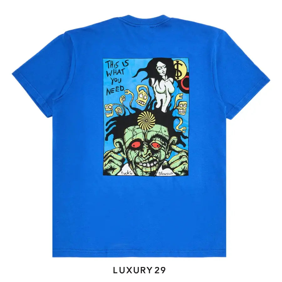 Supreme Fuckin Blowout Tee 'Royal' Blue