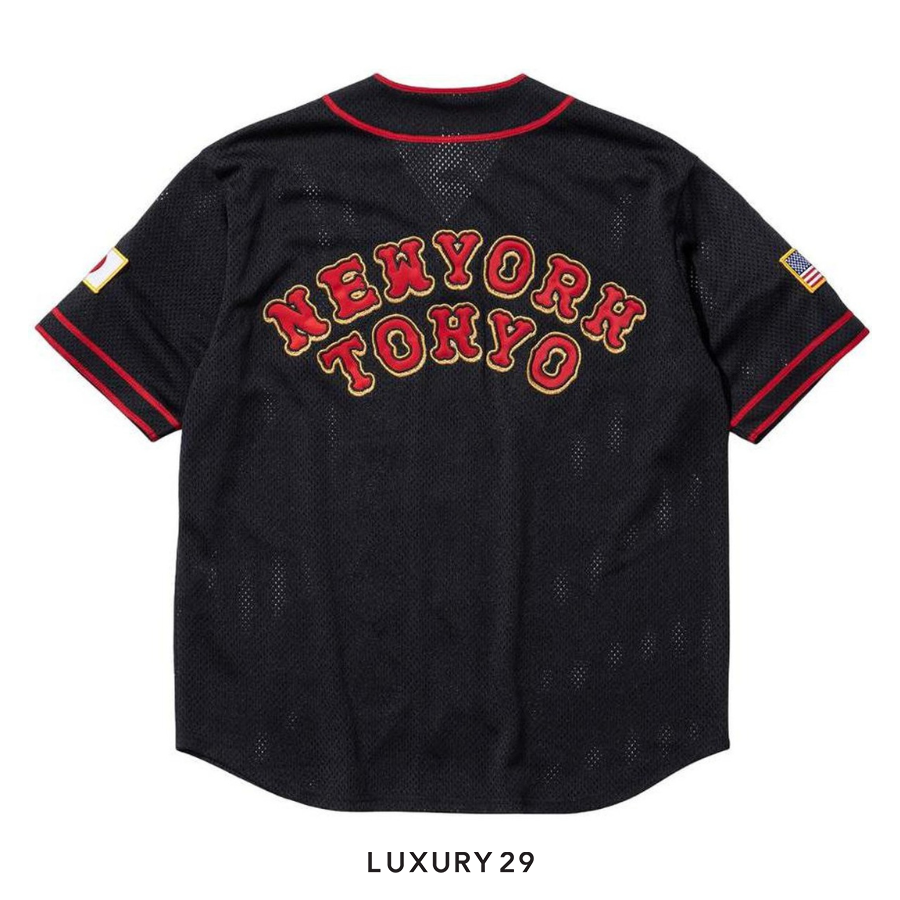 Supreme Homerun Baseball Jersey Black SUPREME