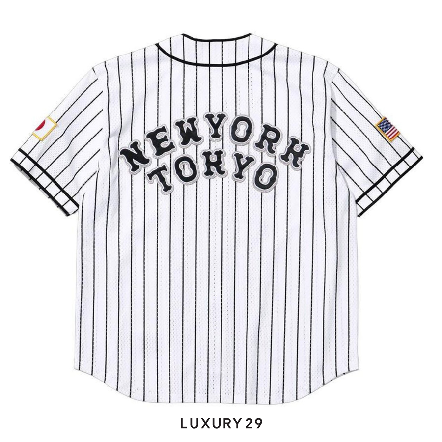 Supreme Homerun Baseball Jersey Stripe SUPREME