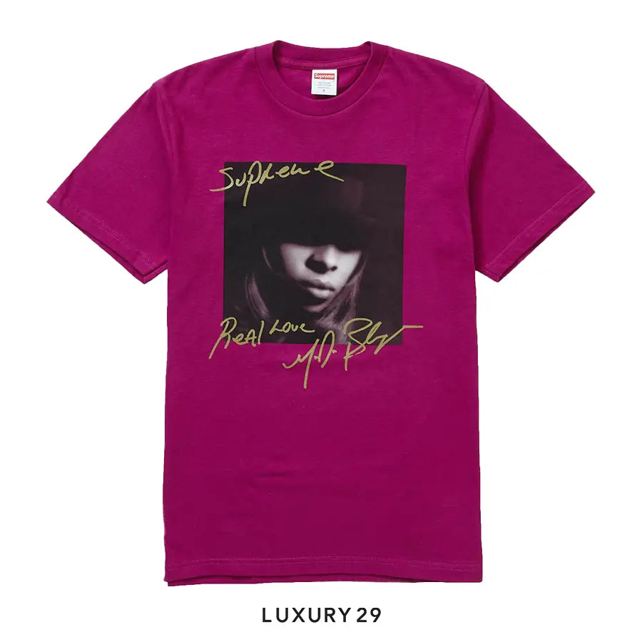 Supreme Mary J. Blige T-Shirt 'Magenta' SUPREME