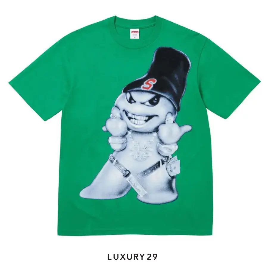 Supreme Snowman Tee 'Green'