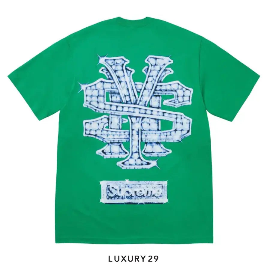 Supreme Snowman Tee 'Green'