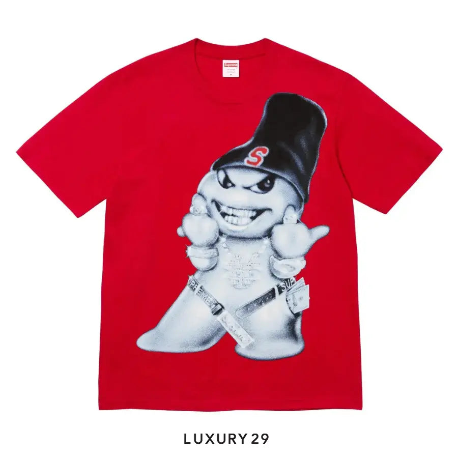 Supreme Snowman Tee 'RED'