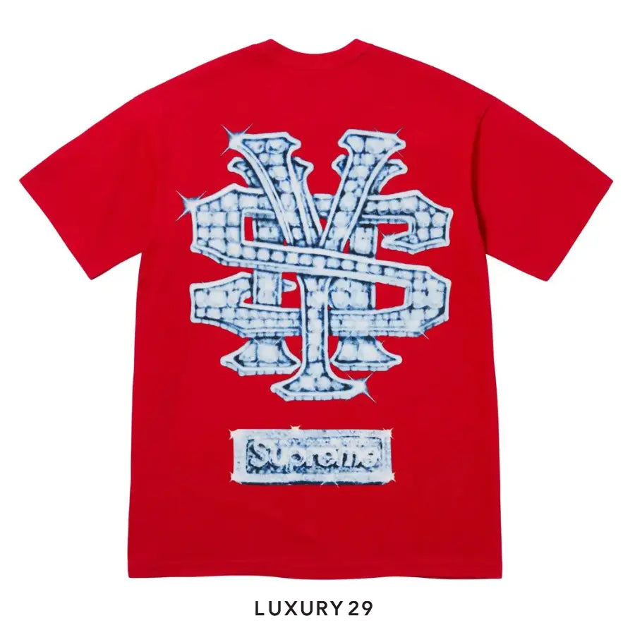 Supreme Snowman Tee 'RED'