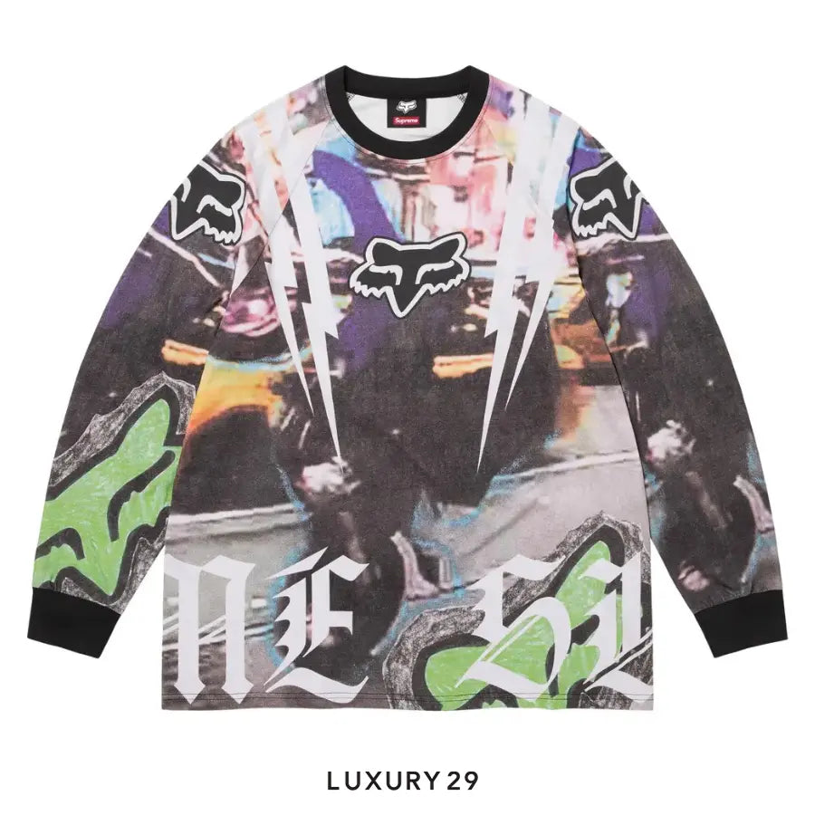 Supreme x Fox Racing Long-Sleeve Top 'Multicolor'