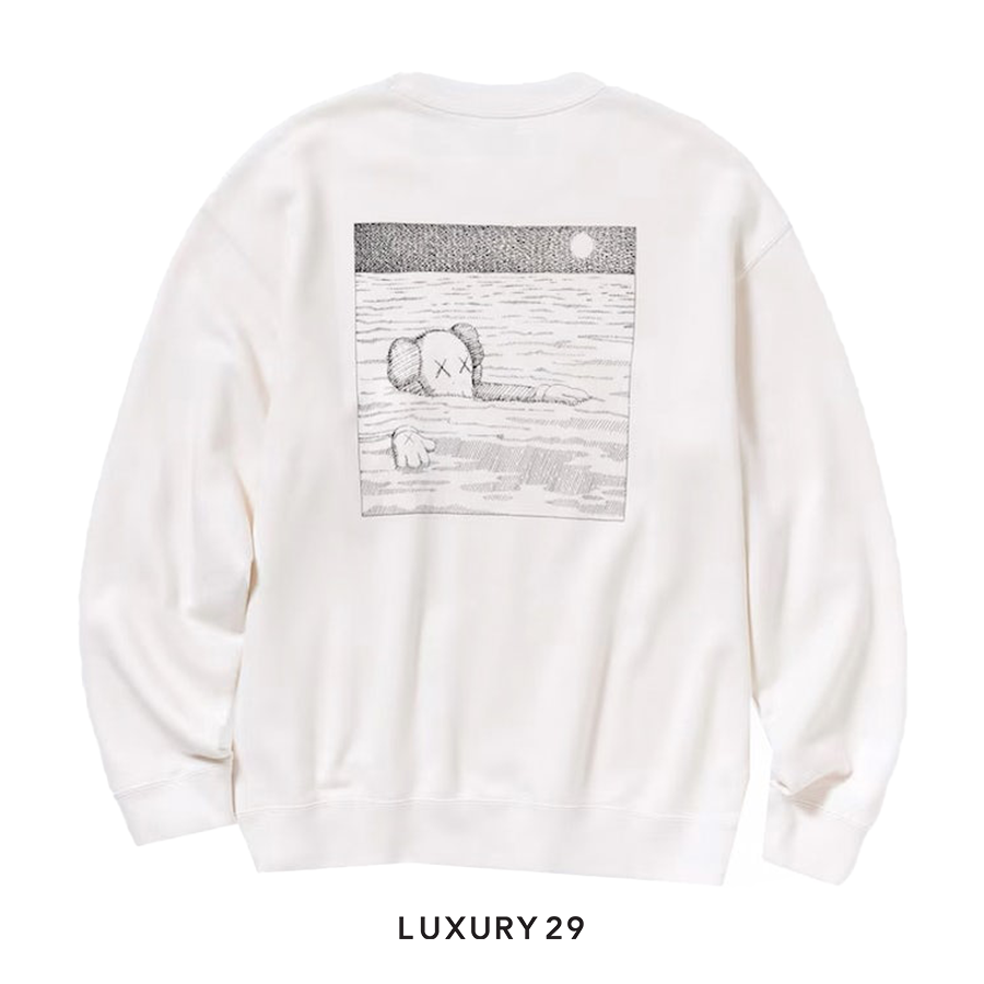 Uniqlo X KAWS Longsleeve Sweatshirt Off White UNIQLO