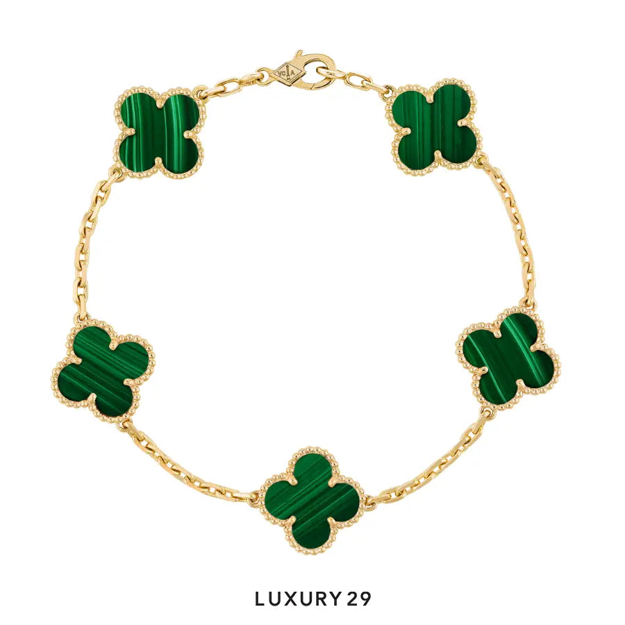 Van Cleef & Arpels Vintage Alhambra bracelet, 5 motifs VAN CLEEF & ARPELS