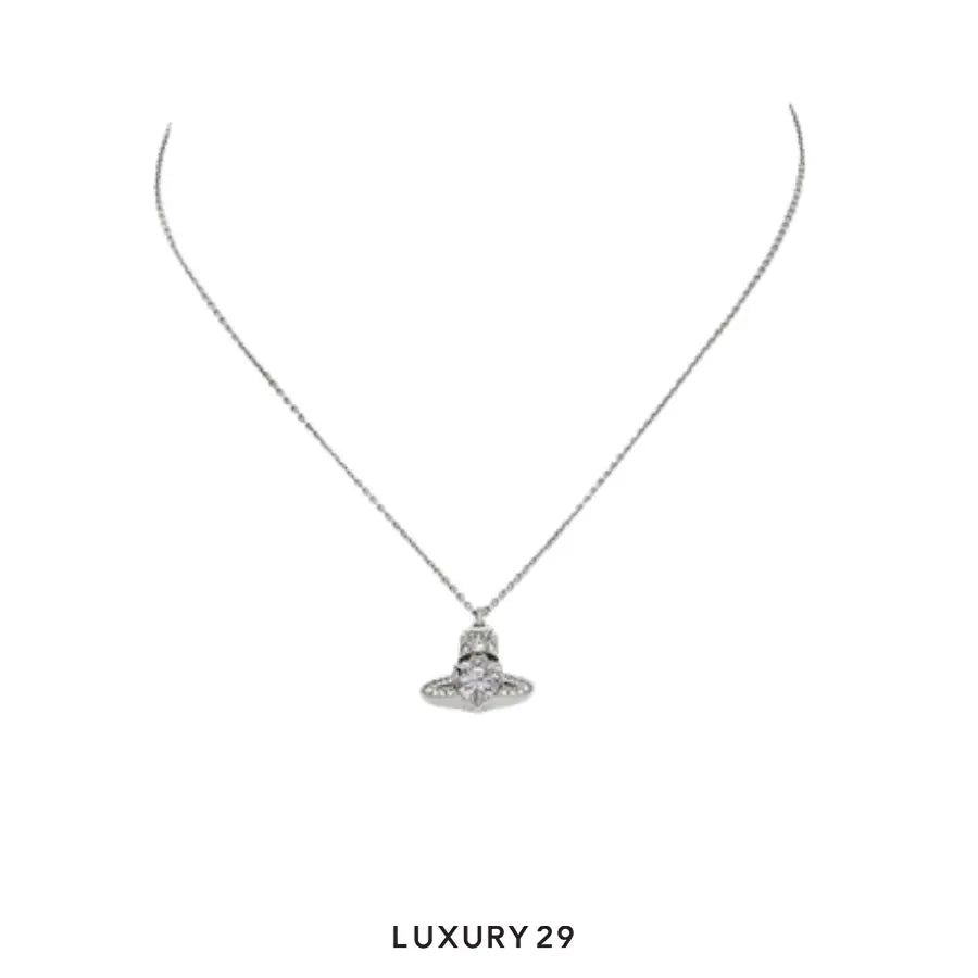 Vivienne Westwood Ariella Pendant Platinum/White CZ