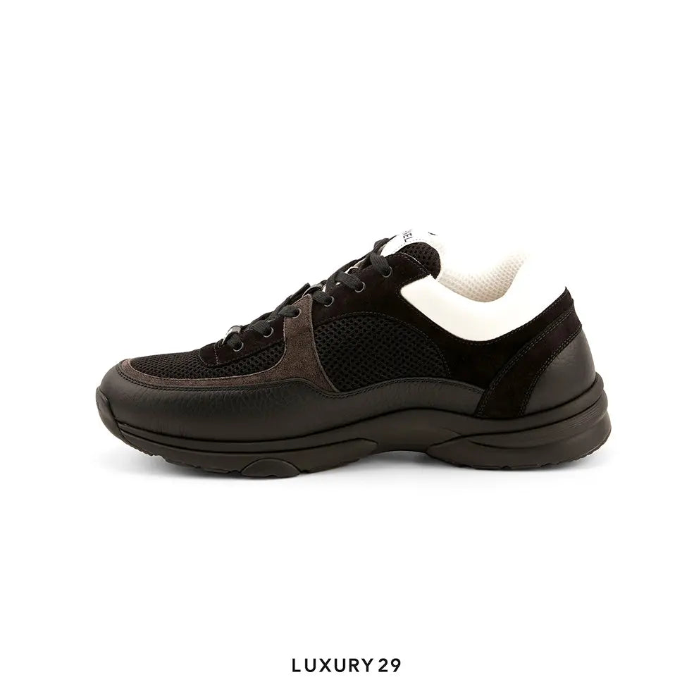 Chanel Low Top Trainer Black White (Women's)(W) CHANEL
