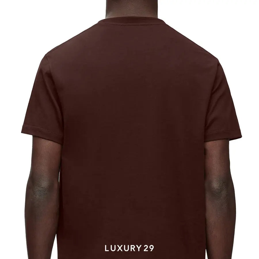 Loewe Regular fit T-shirt in cotton Chocolate Brown LOEWE