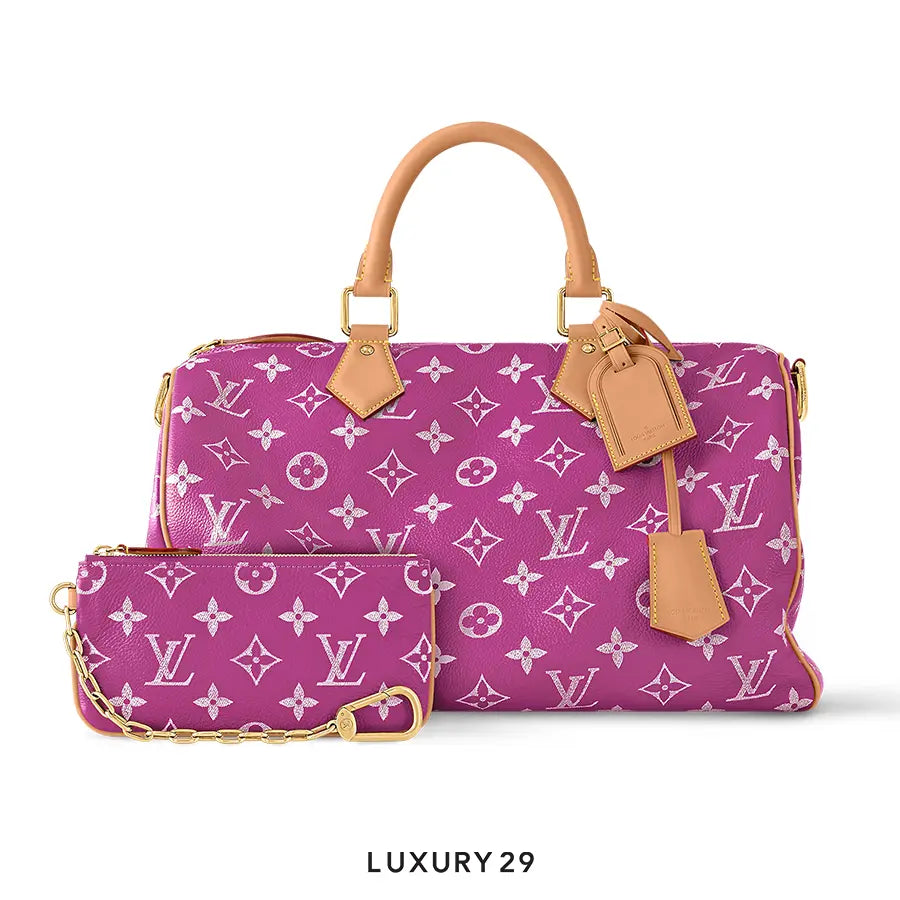 Louis Vuitton LV Speedy P9 Bandouliere 40 Bag Agate Pink