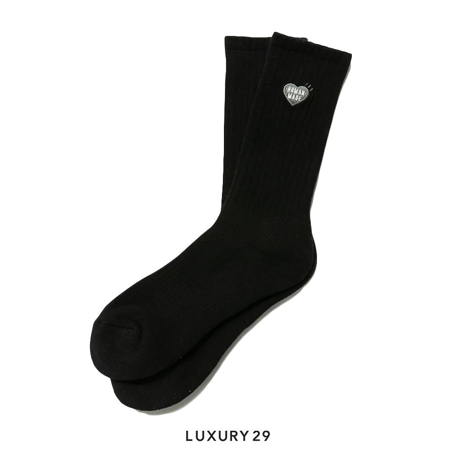 Human Made PILE SOCKS BLACK HUMAN MADE