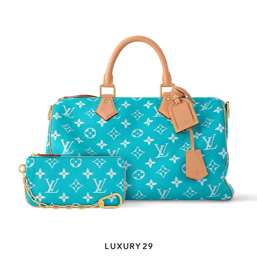 Louis Vuitton LV Speedy P9 Bandouliere 40 Turquoise LOUIS VUITTON