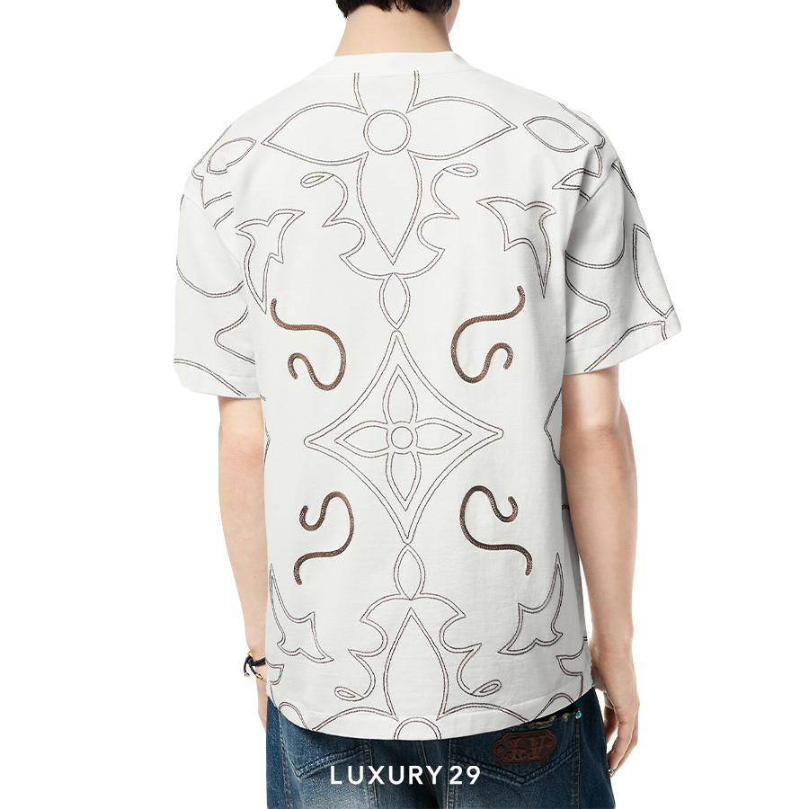 Louis Vuitton LV Embroidered Cotton T-Shirt LOUIS VUITTON