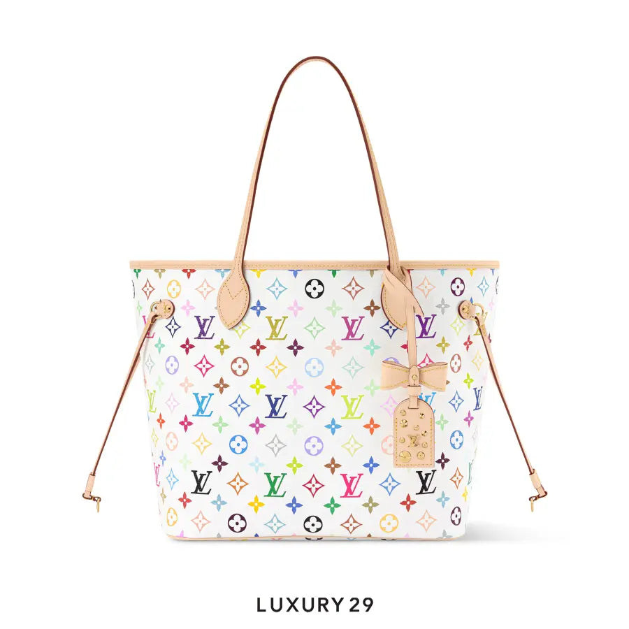 Louis Vuitton LV x TM Neverfull MM bag Multicolor/White LOUIS VUITTON Luxury29