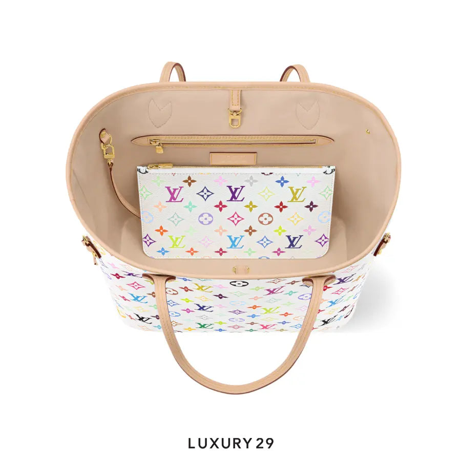 Louis Vuitton LV x TM Neverfull MM bag Multicolor/White LOUIS VUITTON Luxury29
